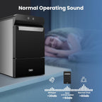 V2.0 Countertop Nugget Ice Maker with Self-Cleaning & 38 lbs/24 hrs Production