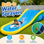 SplashJoy Inflatable Backyard Water Slide