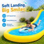 SplashJoy Inflatable Backyard Water Slide