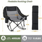 Portable Rocking Camp Chair for Ultimate Outdoor Comfort