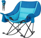 💝 Last Day BUY 2 GET 2 FREE💥400-lb Capacity Portable Rocking Camp Chair for Outdoor Camping & Beach