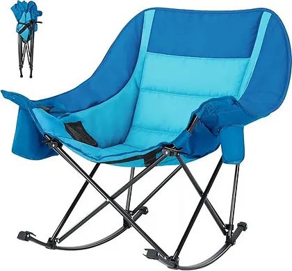 Portable Rocking Camp Chair for Ultimate Outdoor Comfort