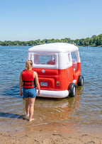 🚌 Summer's Hottest Inflatable Bus Float! 🌊