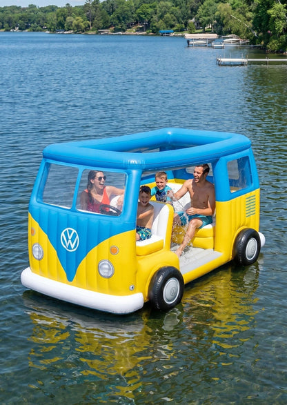 🚌 Summer's Hottest Inflatable Bus Float! 🌊