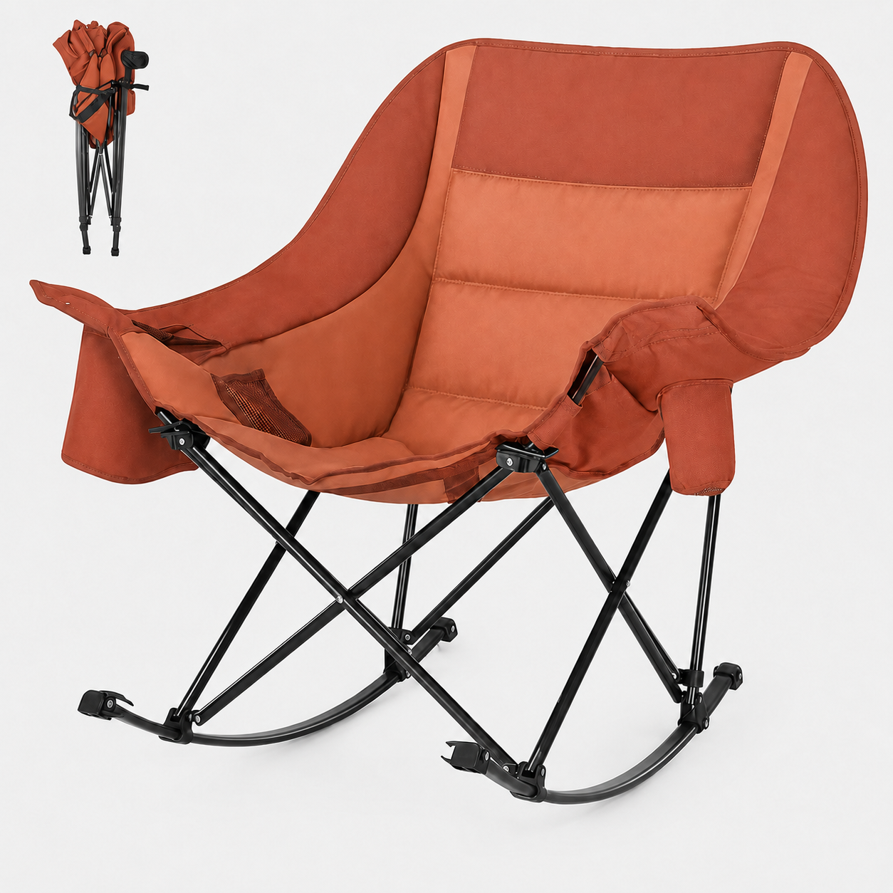 Portable Rocking Camp Chair for Ultimate Outdoor Comfort